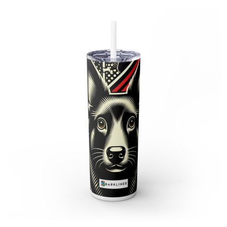 Belgian Sheepdog - 20 oz. Skinny Tumbler - By Baxter Monet