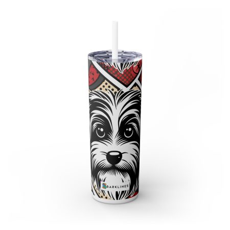 Havanese - 20 oz. Skinny Tumbler - By Baxter Brushstroke