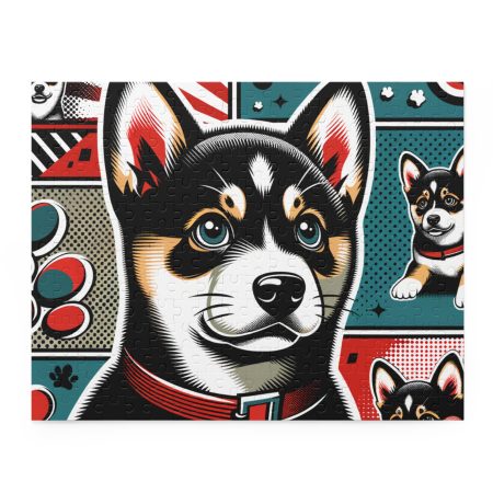 Norwegian Buhund - Puzzle - By Baxter VanWoof