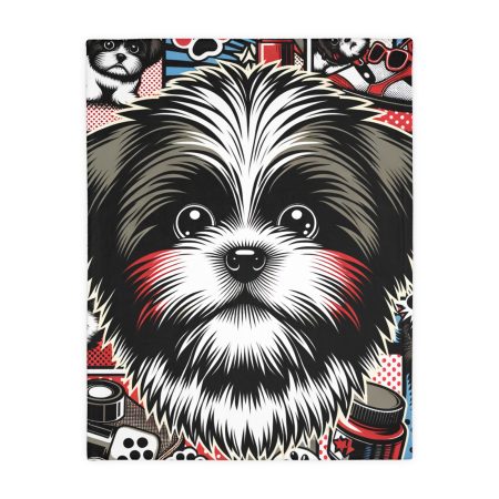 Shih Tzu - Throw Blanket - By Baxter Remington