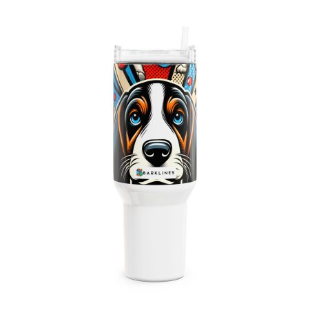 Basset Bleu de Gascogne - 40 oz. Tumbler  - By Barkley Van Gogh