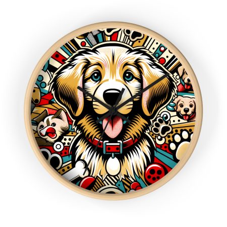 Golden Retriever - Wall Clock - By Barkley Remington