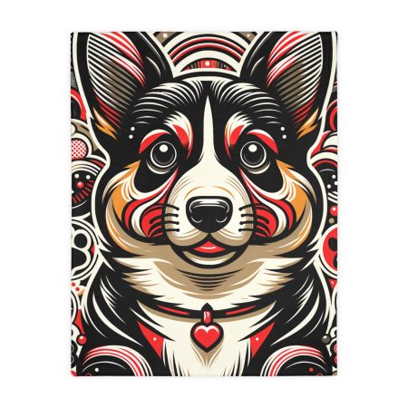Pembroke Welsh Corgi - Throw Blanket - By Fresco Pawsley
