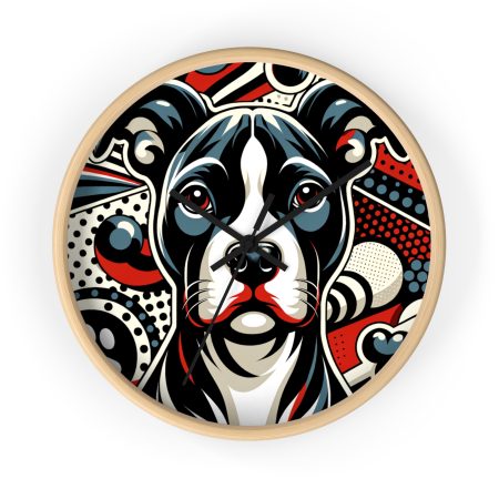 American Staffordshire Terrier - Wall Clock - By Barkley Van Woof