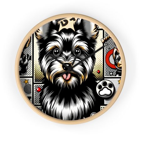 Silky Terrier - Wall Clock - By Biscuit Van Barkley
