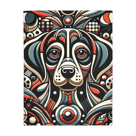 Plott Hound - Throw Blanket - By Baxter Monet