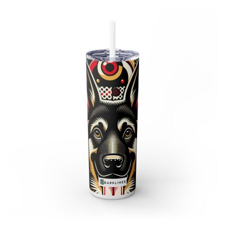 German Shepherd - 20 oz. Skinny Tumbler - By Baxter Monet