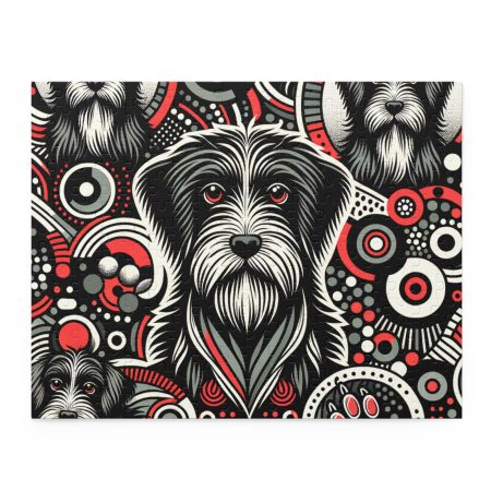 Wirehaired Pointing Griffon - Puzzle - By Baxter Monet