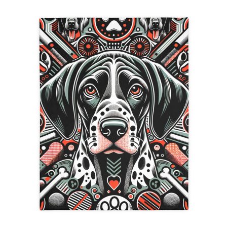 German Shorthaired Pointer - Throw Blanket - By Baxter Monet