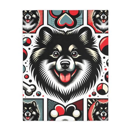 Keeshond - Throw Blanket - By Baxter Monet