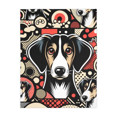 Saluki - Throw Blanket - By Baxter Monet