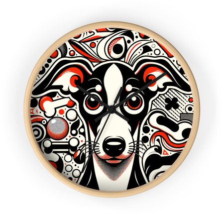 Italian Greyhound - Wall Clock - By Biscuit Van Barkley