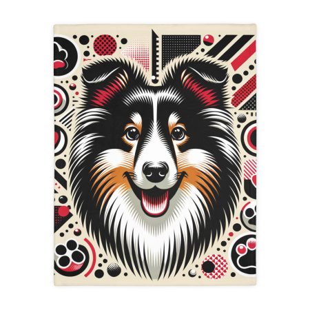 Shetland Sheepdog - Throw Blanket - By Baxter Monet