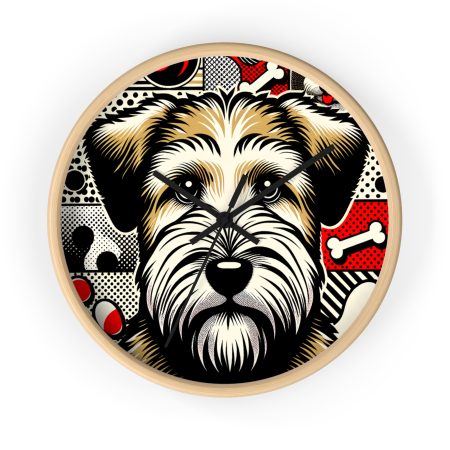 Soft-Coated Wheaten Terrier - Wall Clock - By Baxter Doodlepaws