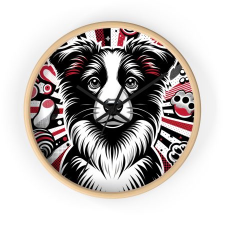 Border Collie - Wall Clock - By Baxter VanWoof