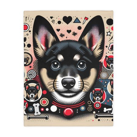 Schipperke - Throw Blanket - By Baxter Vanwoof