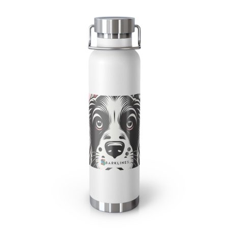 Clumber Spaniel - 22 oz. Copper Vacuum Insulated Bottle  - By Baxter Monet