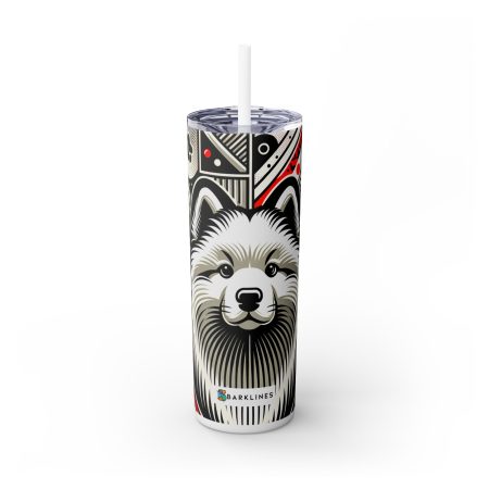 Samoyed - 20 oz. Skinny Tumbler - By Baxter Monet