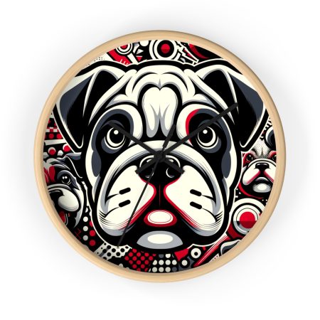Bulldog - Wall Clock - By Baxter Monet