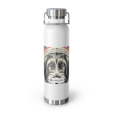 Otterhound - 22 oz. Copper Vacuum Insulated Bottle  - By Baxter Rembrandt
