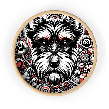 Australian Terrier - Wall Clock - By Baxter Puptasso