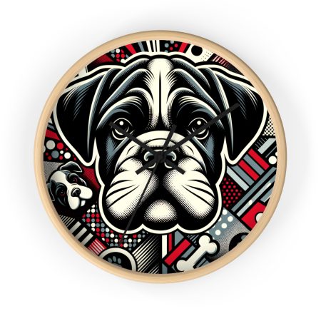 Bullmastiff - Wall Clock - By Barkley VanTail