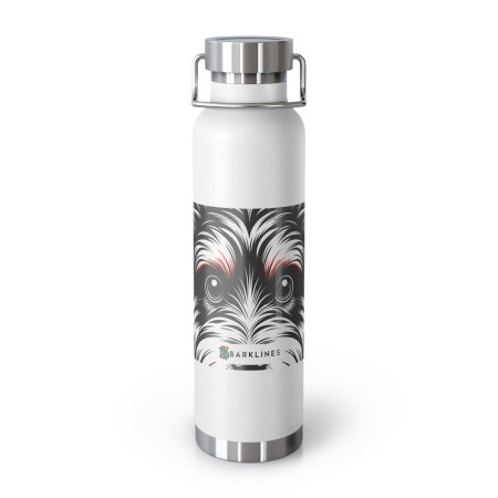 Australian Terrier - 22 oz. Copper Vacuum Insulated Bottle  - By Baxter Puptasso