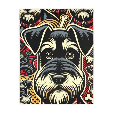 Standard Schnauzer - Throw Blanket - By Baxter Monet