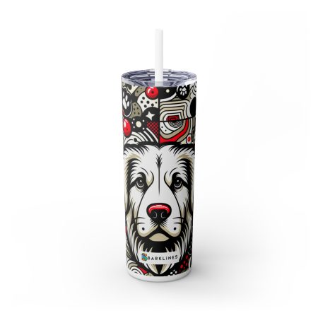 Great Pyrenees - 20 oz. Skinny Tumbler - By Rufus Whiskerdale