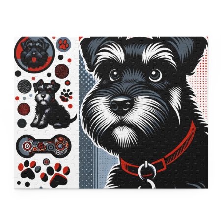 Black Russian Terrier - Puzzle - By Rex VanGogh