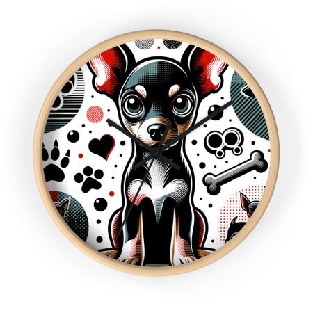 Miniature Pinscher - Wall Clock - By Rex Monet