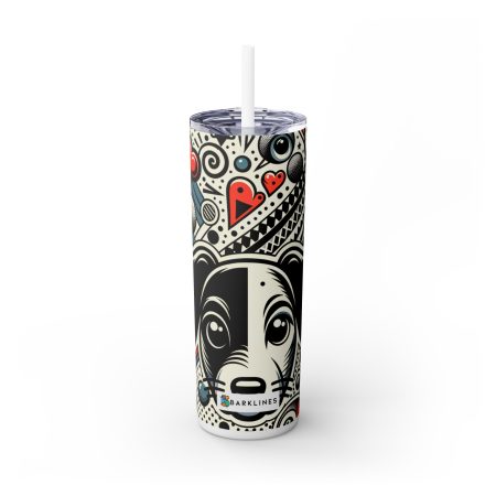 Azawakh - 20 oz. Skinny Tumbler - By Baxter Renoir