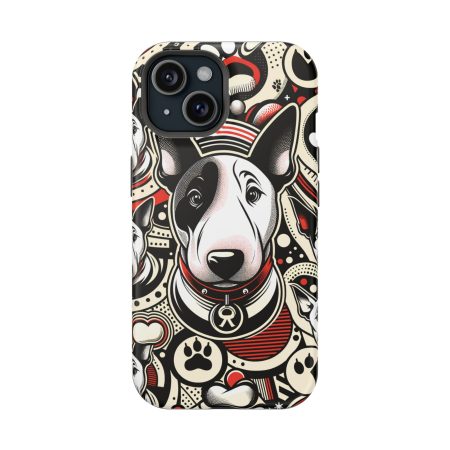 Bull Terrier - Impact Resistant Cell Phone Case - By Baxter VanPooch