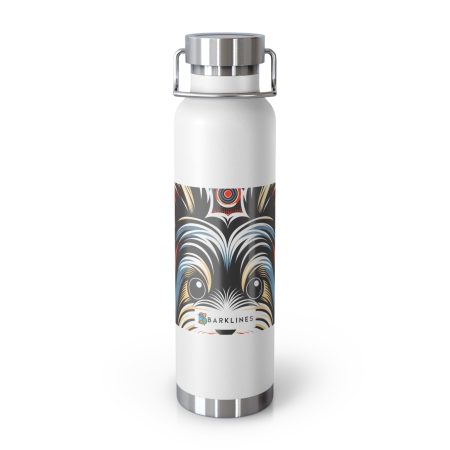 Yorkshire Terrier - 22 oz. Copper Vacuum Insulated Bottle  - By Maxwell Fetcher