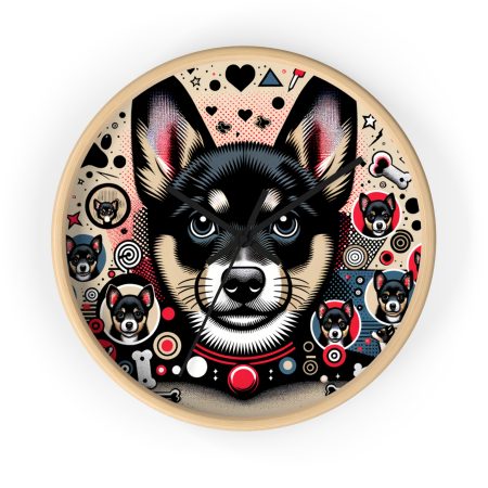 Schipperke - Wall Clock - By Baxter Vanwoof