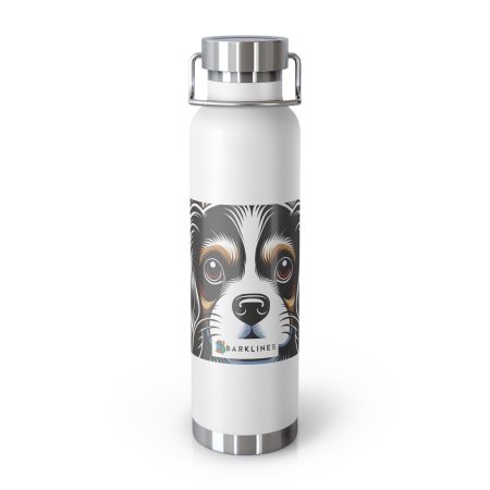 Cavalier Charles Spaniel - 22 oz. Copper Vacuum Insulated Bottle  - By Baxter Monet