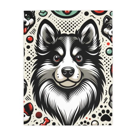 Icelandic Sheepdog - Throw Blanket - By Baxter VanWoof