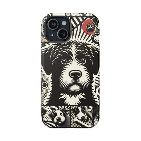 Spanish Water Dog - Impact Resistant Cell Phone Case - By Rufus VanBarkley