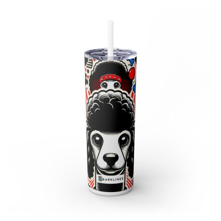 Poodle - 20 oz. Skinny Tumbler - By Rex Monet