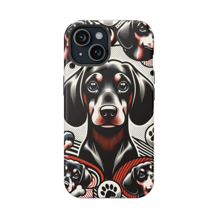 Dachshund - Impact Resistant Cell Phone Case - By Rex Van Gogh