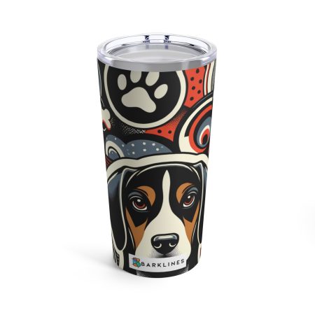 Black and Tan Coonhound - 20 oz. Tumbler - By Baxter Monet