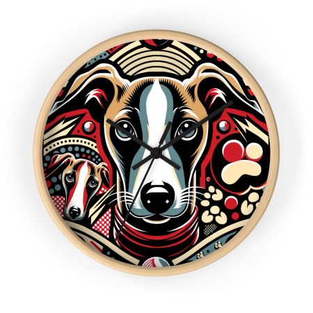 Whippet - Wall Clock - By Baxter Beaglewood