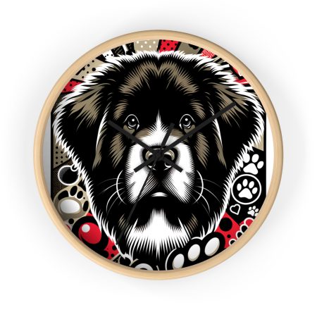 Newfoundland - Wall Clock - By Ruffles Van Barkley