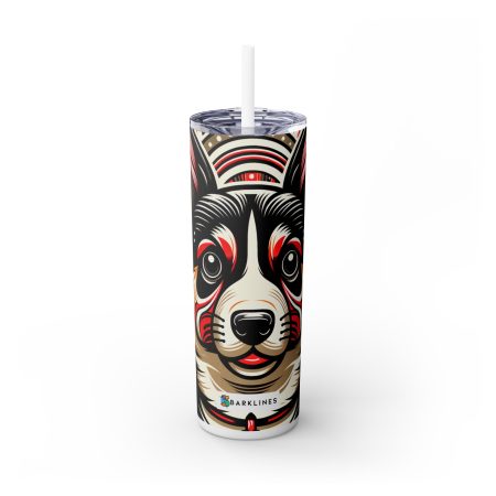 Pembroke Welsh Corgi - 20 oz. Skinny Tumbler - By Fresco Pawsley