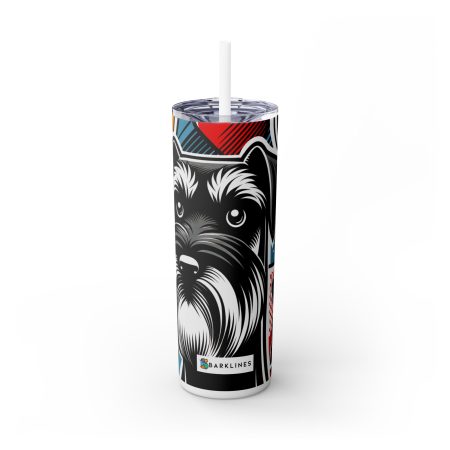 Giant Schnauzer - 20 oz. Skinny Tumbler - By Rex DaVinci