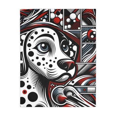 Dalmatian - Throw Blanket - By Barkley Van Woof