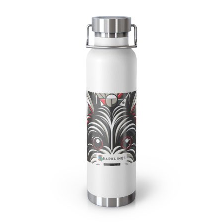Affenpinscher - 22 oz. Copper Vacuum Insulated Bottle  - By Baxter Mondale
