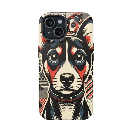 Manchester Terrier - Impact Resistant Cell Phone Case - By Baxter Monet
