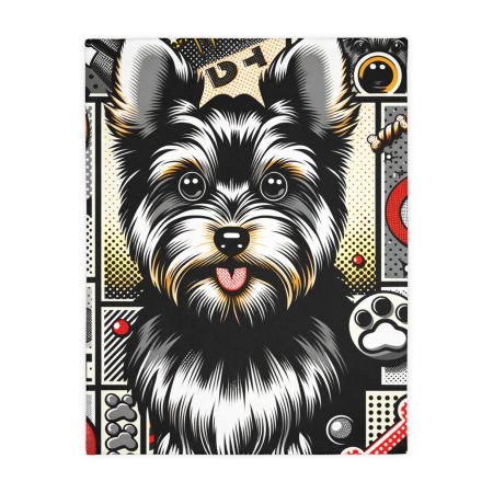 Silky Terrier - Throw Blanket - By Biscuit Van Barkley