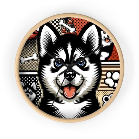 Siberian Husky - Wall Clock - By Baxter DaVinci